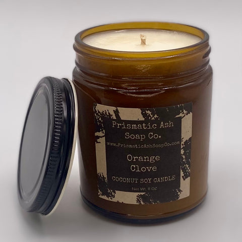 Orange Clove  - Coconut Soy Wax - Candle