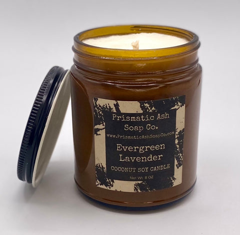 Evergreen Lavender - Coconut Soy Wax - Candle