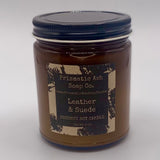 Leather & Suede  - Coconut Soy Wax - Candle
