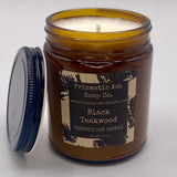 Black Teakwood - Coconut Soy Wax - Candle