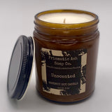 Unscented - Coconut Soy Wax - Candle